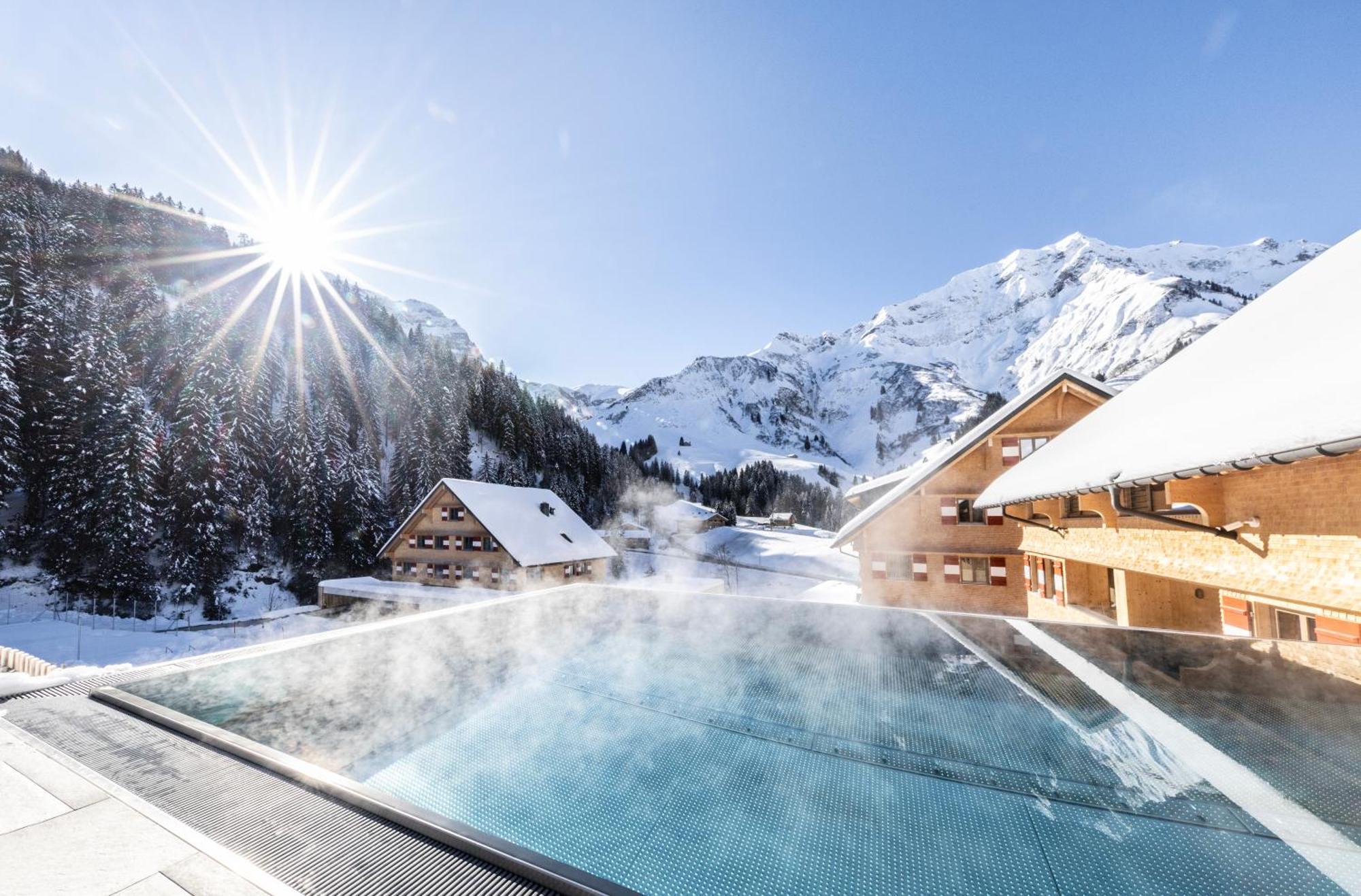 Berghaus Schroecken - Hotel Apartments Spa Ngoại thất bức ảnh