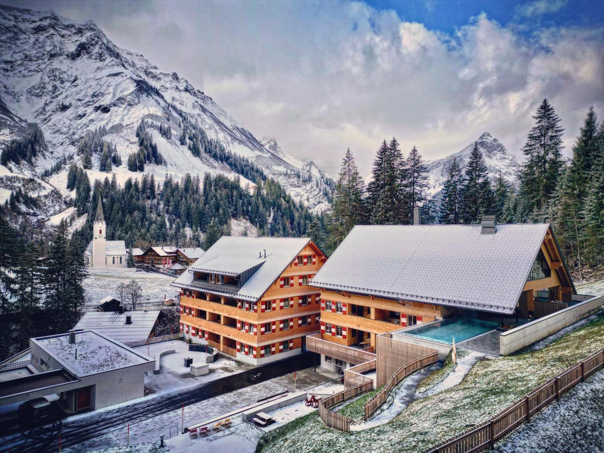Berghaus Schroecken - Hotel Apartments Spa Ngoại thất bức ảnh